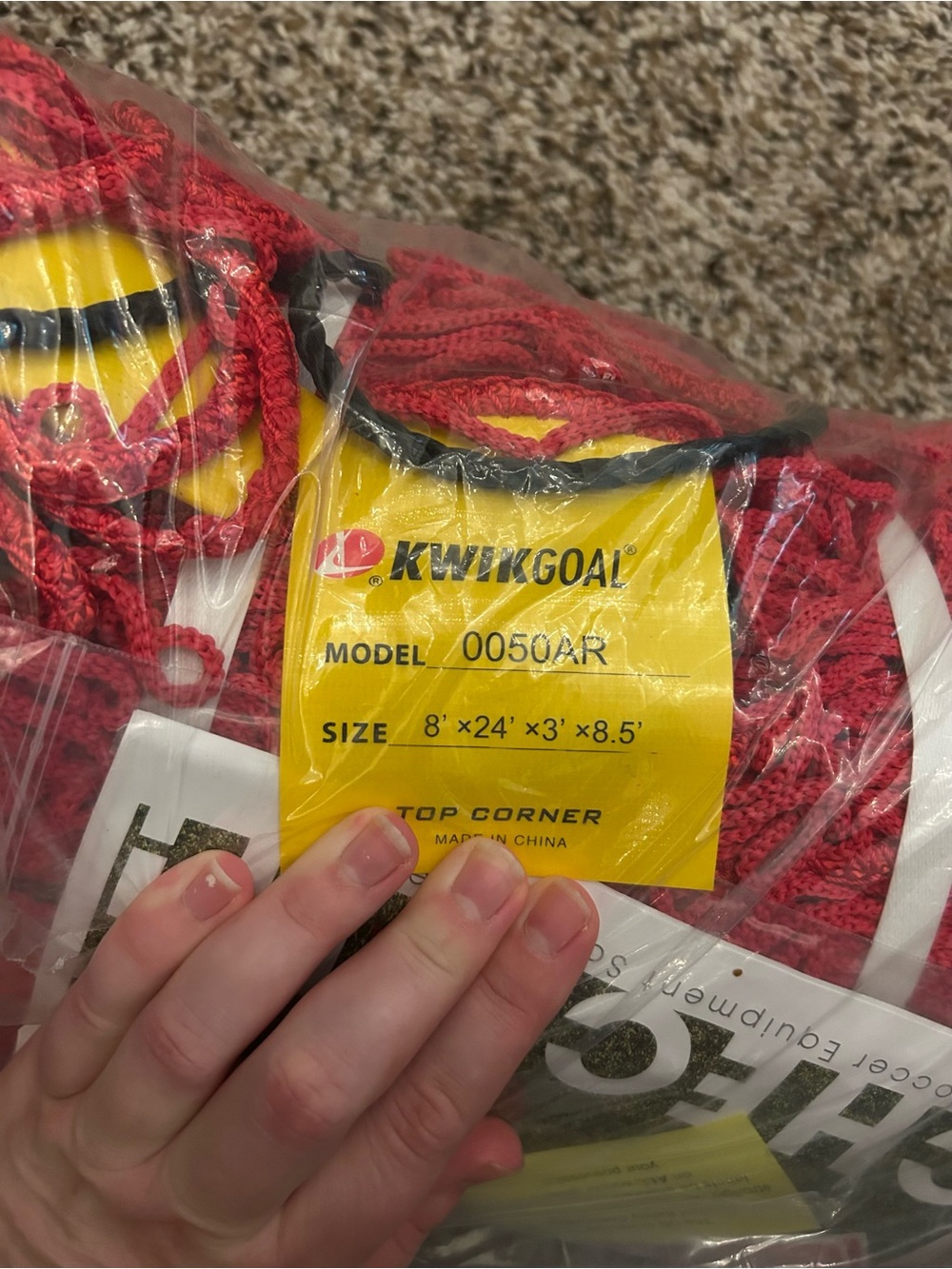 NEW KwikGoal regulation size soccer net